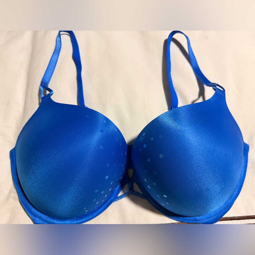 Victoria's Secret Miraculous Plunge Bra - Vibrant Blue
